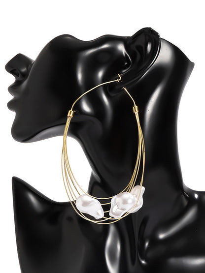 xakxx Normcore Tasseled Pearl Ear-Ring