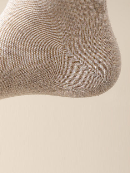 xakxx Pleated Solid Color Socks