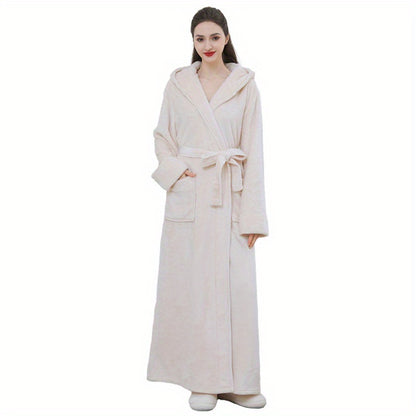 Soft and Warm Flannel Robe for Women and Men - Extra Long and Thick for Cozy Winter Nights - Available in Various Sizes