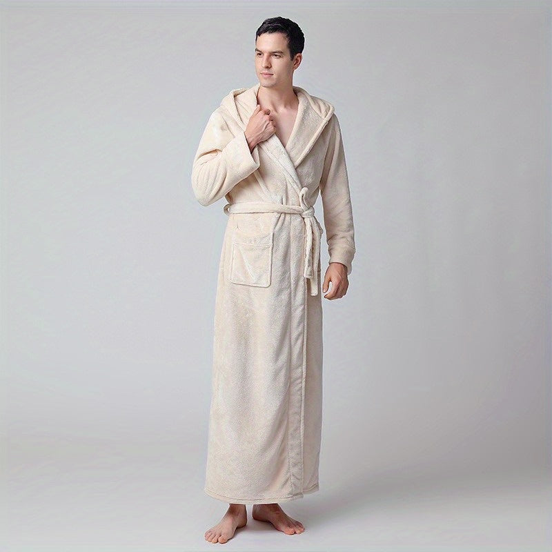 Soft and Warm Flannel Robe for Women and Men - Extra Long and Thick for Cozy Winter Nights - Available in Various Sizes