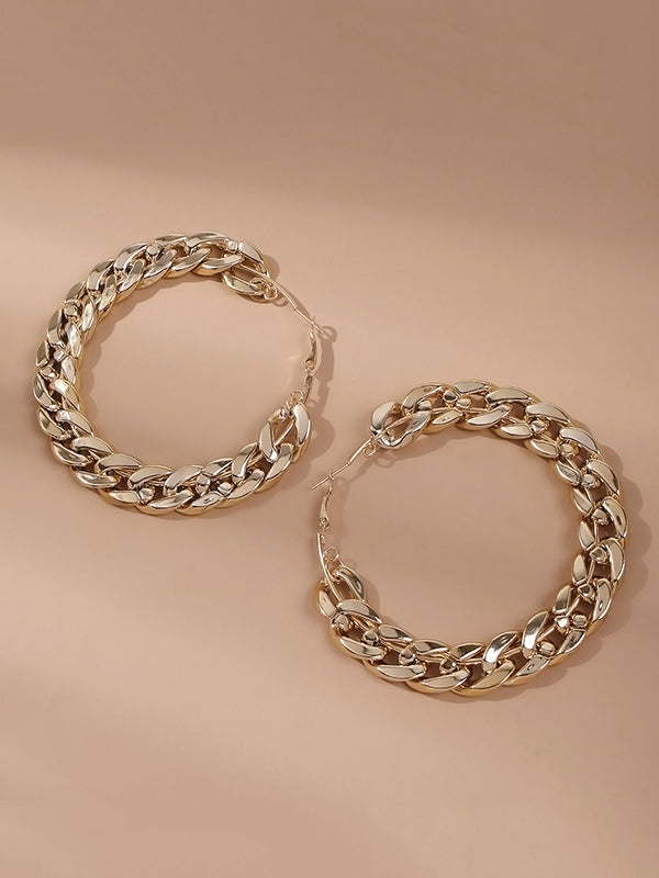 xakxx Original Cool Statement Chain Earrings