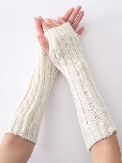 xakxx Jacquard 5 Colors Knitting Sleevelet