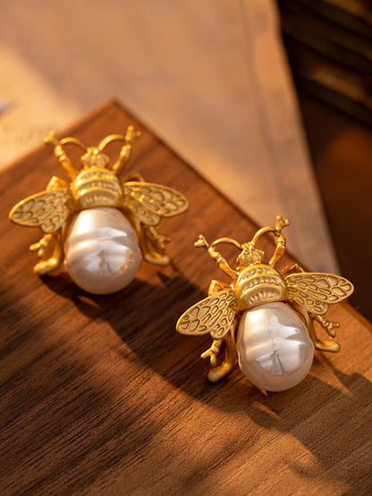 xakxx Bee Shape Earrings Accessories