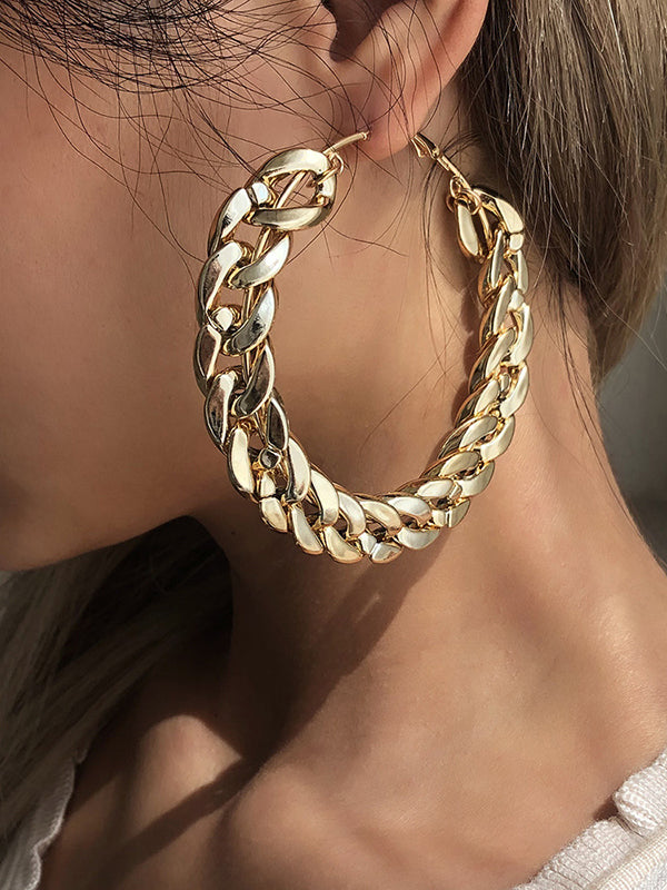 xakxx Original Cool Statement Chain Earrings