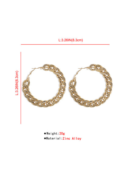 xakxx Original Cool Statement Chain Earrings