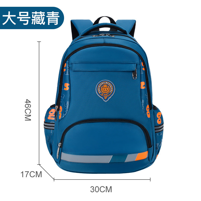 New Elementary and Middle School Student Schoolbags Men's Korean-Style Large Capacity Backpack for Children and Boys in Grade 1-3-6 One Piece Dropshipping 5