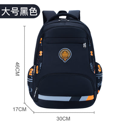 New Elementary and Middle School Student Schoolbags Men's Korean-Style Large Capacity Backpack for Children and Boys in Grade 1-3-6 One Piece Dropshipping 5