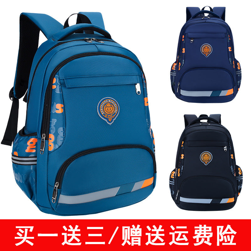 New Elementary and Middle School Student Schoolbags Men's Korean-Style Large Capacity Backpack for Children and Boys in Grade 1-3-6 One Piece Dropshipping 5