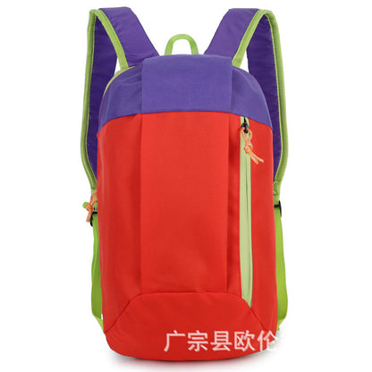 Factory Direct Sales Outdoor Sports Backpack Men's and Women's Leisure Travel Backpack Lightweight Gift Logo Outdoor Bag