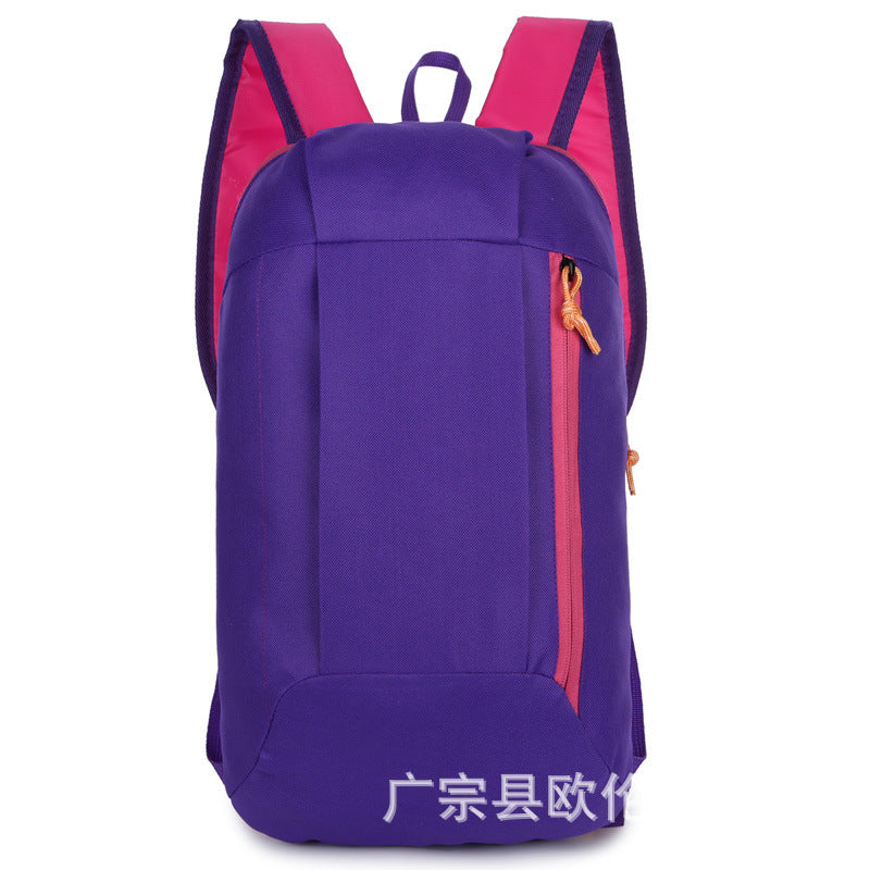 Factory Direct Sales Outdoor Sports Backpack Men's and Women's Leisure Travel Backpack Lightweight Gift Logo Outdoor Bag