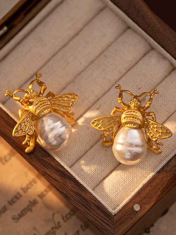 xakxx Bee Shape Earrings Accessories