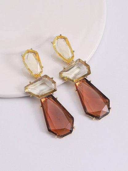 xakxx Geometric Drop Earrings