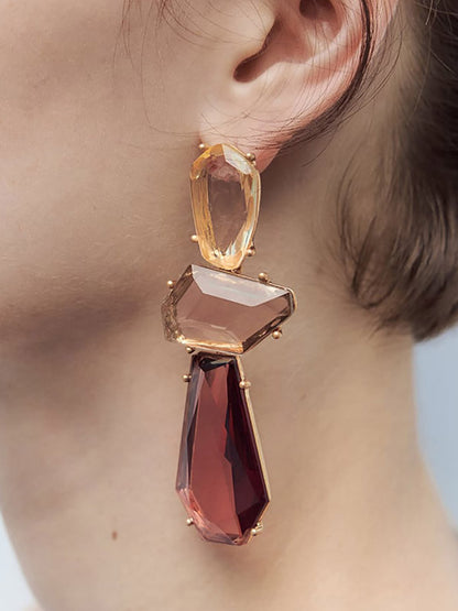 xakxx Geometric Drop Earrings