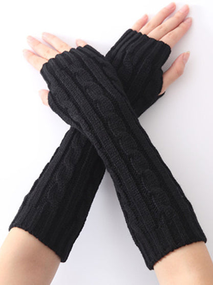 xakxx Jacquard 5 Colors Knitting Sleevelet