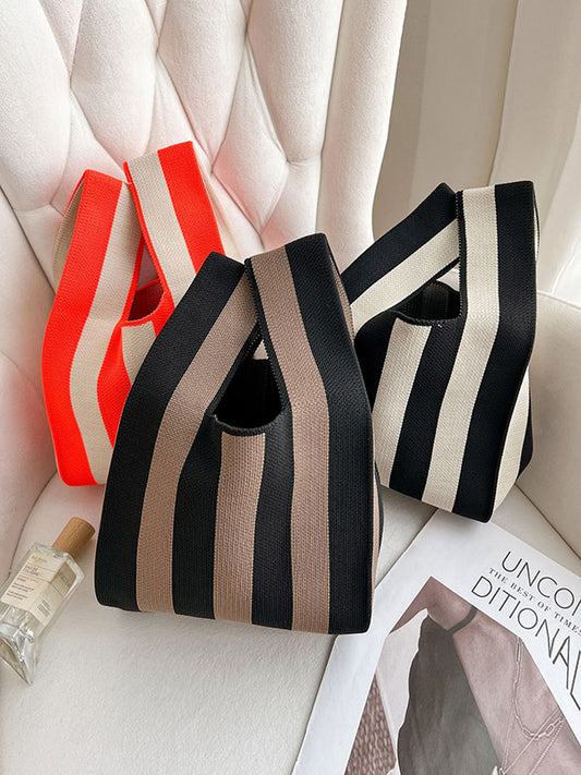 xakxx Original Creation Contrast Color Striped Bags Accessories