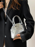 xakxx  PU Chains Shoulder Bag Handbag