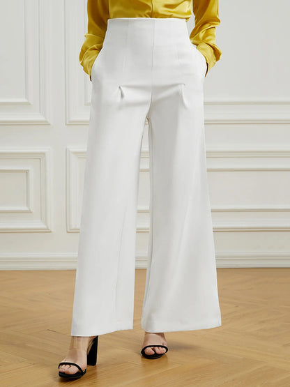 xakxx Urban White Wide Leg Pants