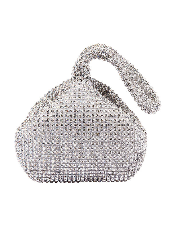 xakxx Fashion Rhinestone Makeup Bag Evening Bag Handbags