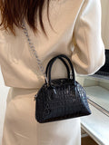 xakxx  PU Chains Shoulder Bag Handbag