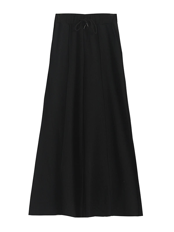 xakxx Casual Solid Column Wide Leg Pants