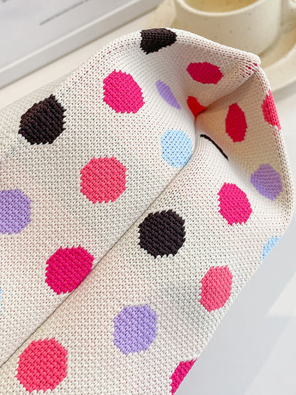 xakxx Multi-Colored Polka Dot Bags Handbags