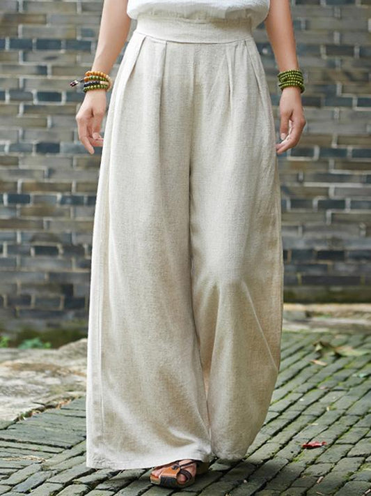 xakxx Vintage Casual Yoga Loose Wide Leg Pants