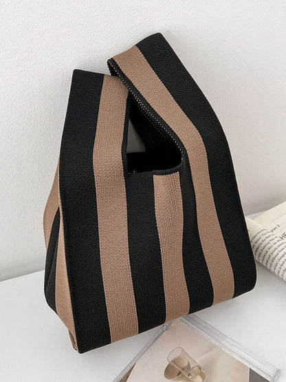 xakxx Original Creation Contrast Color Striped Bags Accessories