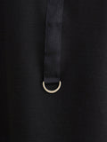 xakxx Long Sleeves Loose Asymmetric Split-Joint Zipper Heaps Collar Sweatshirt Tops
