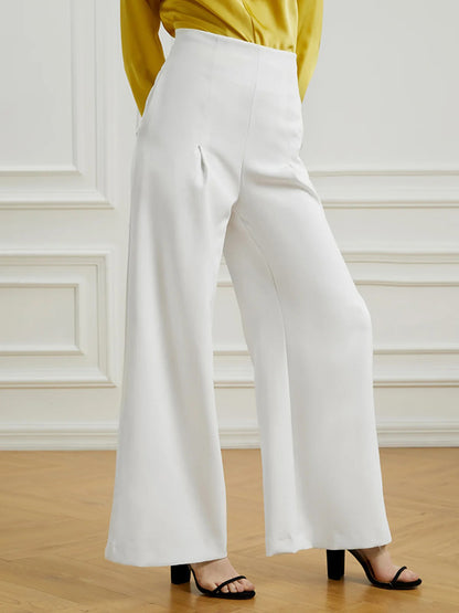 xakxx Urban White Wide Leg Pants