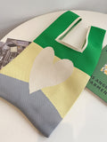 xakxx Heart Print Multi-Colored Bags Handbags