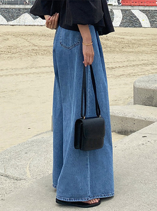 xakxx Urban Blue Wide Leg Jean Pants