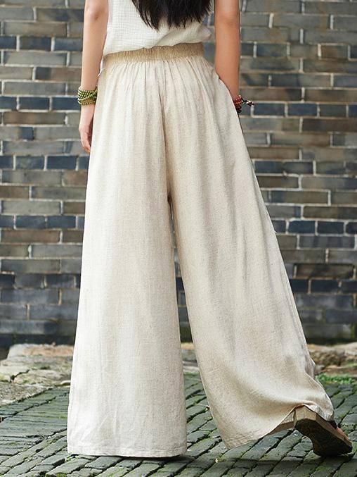 xakxx Vintage Casual Yoga Loose Wide Leg Pants