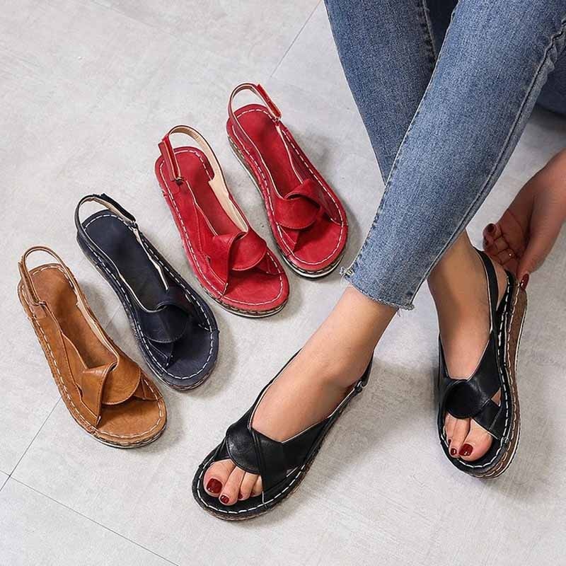 xakxx Women Sandals New Summer Fashion Shoes Women Comfort Walking Ladies Sandalias Female Casual Footwear Sandalias Mujer 35-43