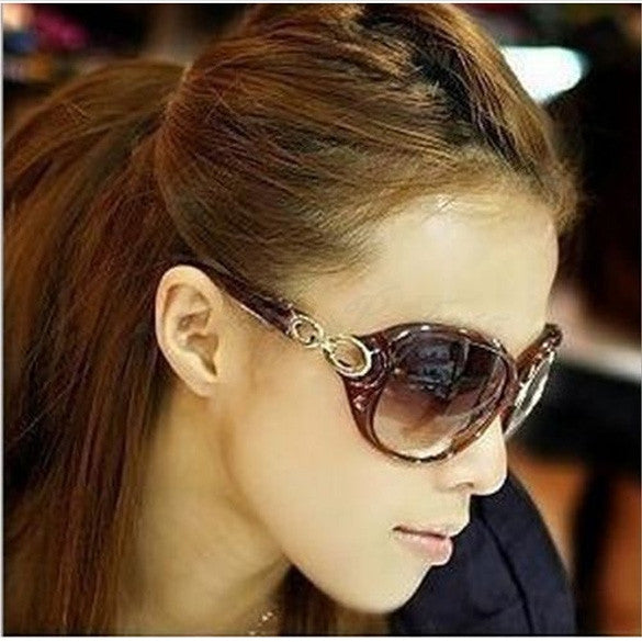 xakxx New Fashion Women&#039;s Sun Glasses Retro Designer Big Frame Sunglasses 3 Colors CaF