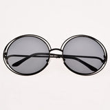 xakxx Women Retro Style Casual Round Eyewear Sunglasses