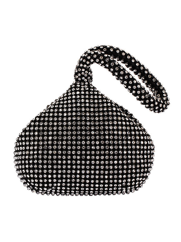 xakxx Fashion Rhinestone Makeup Bag Evening Bag Handbags