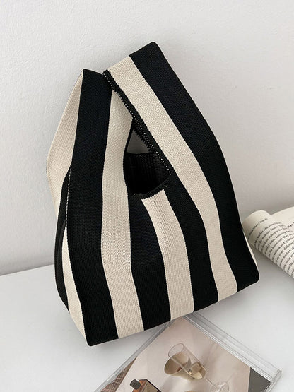 xakxx Original Creation Contrast Color Striped Bags Accessories