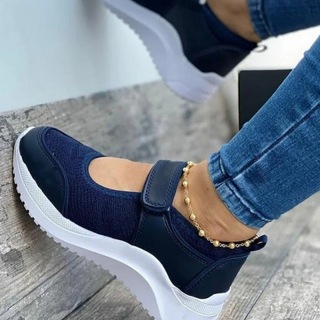 xakxx Summer Women Casual Shoes Sneakers Women Shoes  Breathable Mesh Platform Women Vulcanize Shoes Non Slip Chaussure Femme