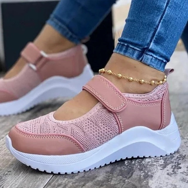 xakxx Summer Women Casual Shoes Sneakers Women Shoes  Breathable Mesh Platform Women Vulcanize Shoes Non Slip Chaussure Femme