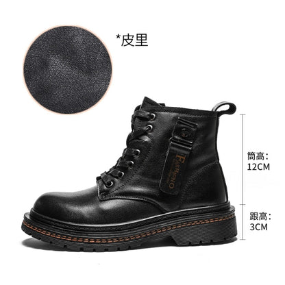 Oxford Shoes For Women First Layer Of Dermis Platform Women Punk Shoe Thick Bottom  Motorcycle Shoes Mujer Motorcycle Boots 34-45