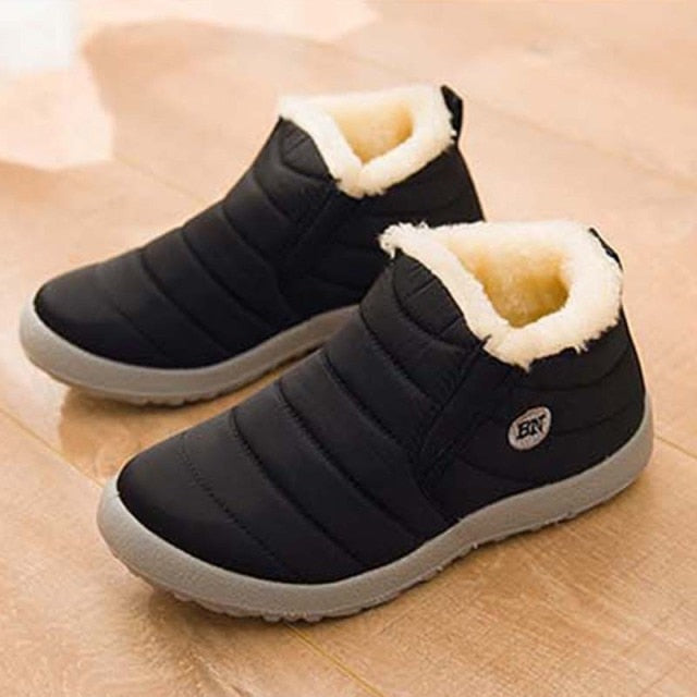 Christmas Gift Fashion Women Shoes Plush Girls Winter Women Boots Round Toe Boot Female Platform Woman Boot Casual Footwear Chaussures Femme