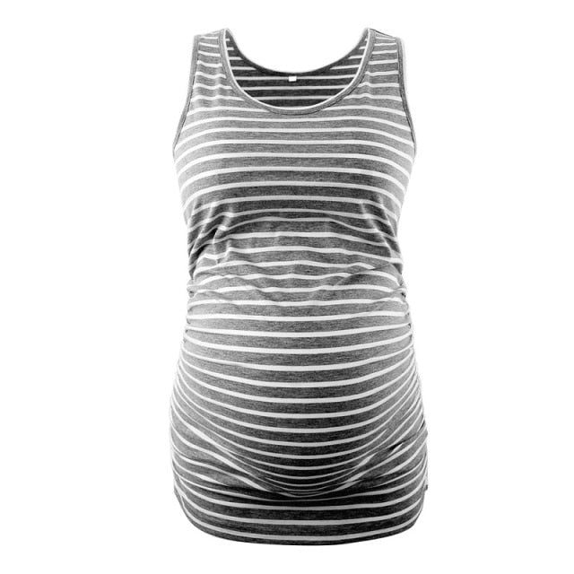 Pregnancy Maternity Tank Tops Womens Pregnant Sleeveless Side Ruched Casual Maternity Clothes Vest Tops Tee  Sleep Underwear